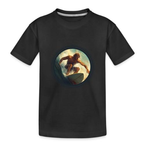 Surfing Rush - Kid's Premium Organic T-Shirt