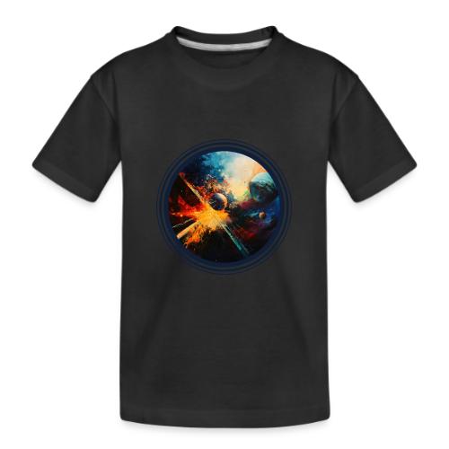 Planets in Turmoil - Kid's Premium Organic T-Shirt