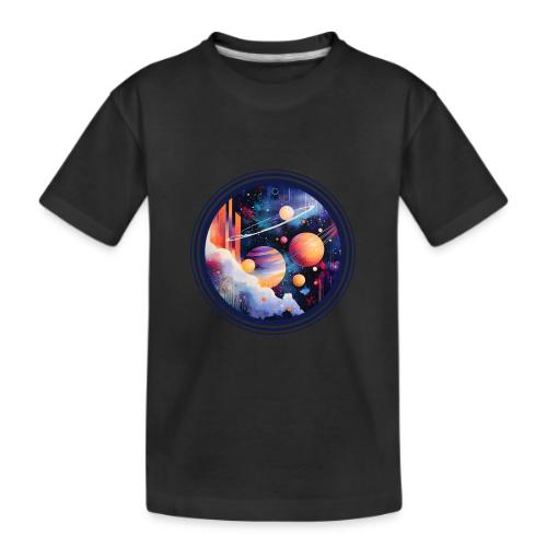 Floating Planetscape - Kid's Premium Organic T-Shirt