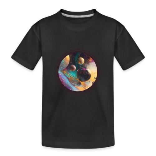 Planets in the Abstract - Kid's Premium Organic T-Shirt