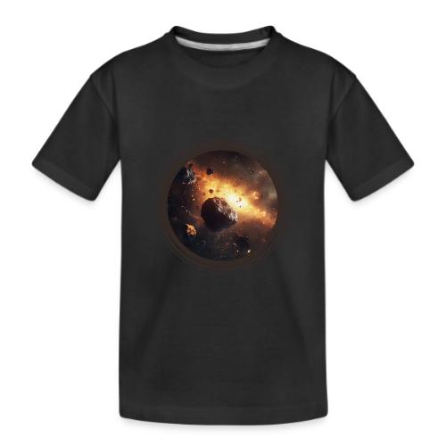 Asteroids Drift - Kid's Premium Organic T-Shirt