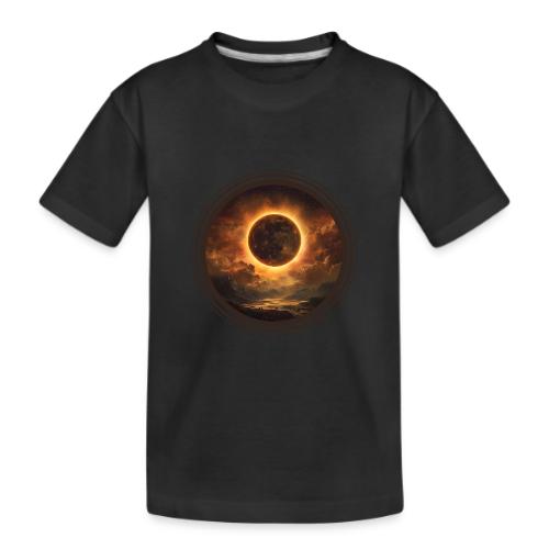 Eclipse Canvas - Kid's Premium Organic T-Shirt