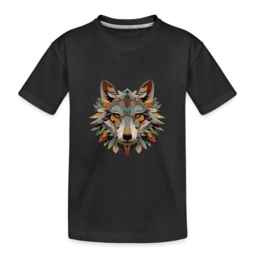 Spectrum Wolf Vision - Kid's Premium Organic T-Shirt