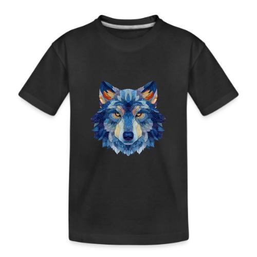 Wolf: Alpha Portrait - Kid's Premium Organic T-Shirt