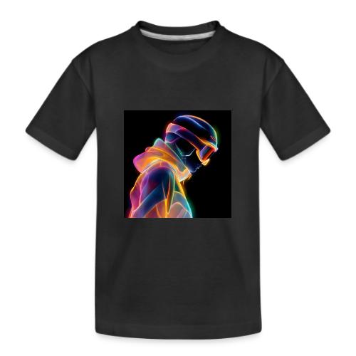 Snowboarding: Neon Gravity Ride - Kid's Premium Organic T-Shirt
