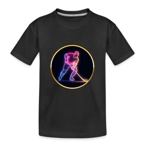 Hockey: Neon Ice Rush - Kid's Premium Organic T-Shirt