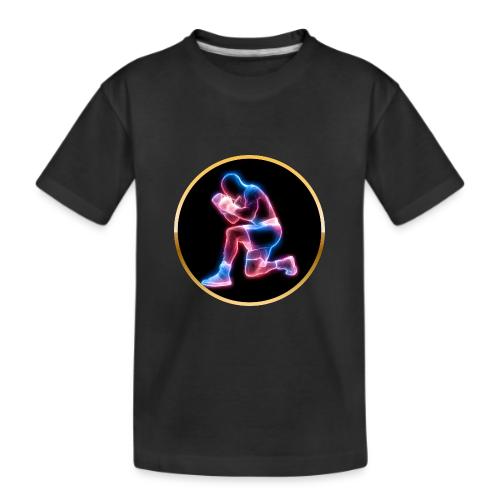 Neon Boxing Focus - Kid's Premium Organic T-Shirt