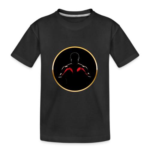 Boxing: Gold Core Muscle - Kid's Premium Organic T-Shirt