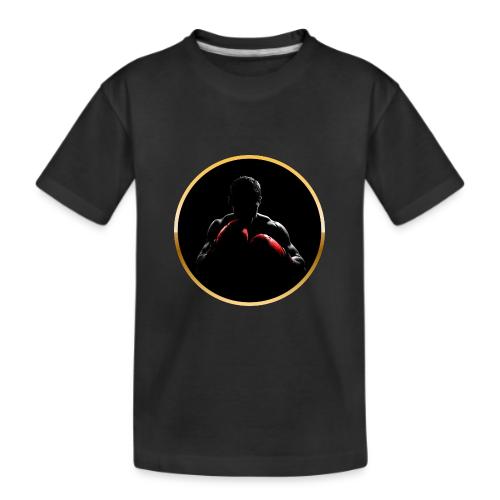 Boxing: Crimson Gloves Fighter - Kid's Premium Organic T-Shirt