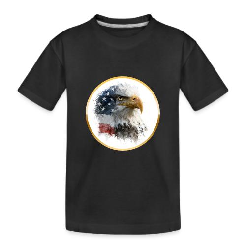 USA: Patriot Wing Emblem - Kid's Premium Organic T-Shirt