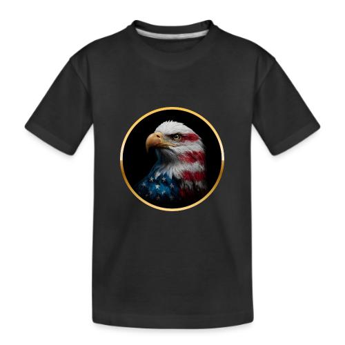USA: Liberty Emblem - Kid's Premium Organic T-Shirt