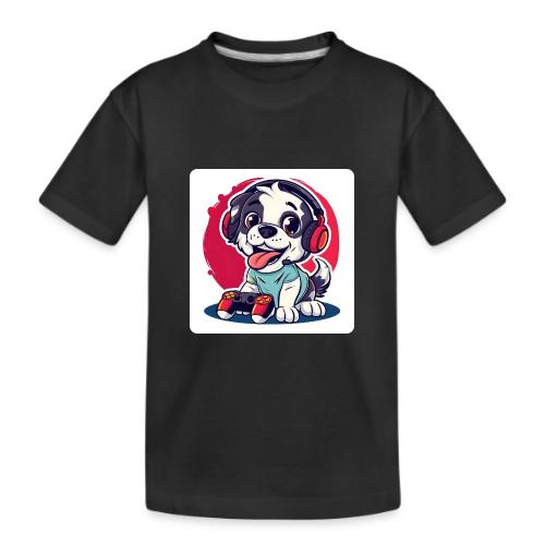 Puppy: Playful Paws Gaming Buddy - Kid's Premium Organic T-Shirt