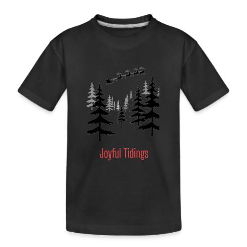 Joyful Tidings Christmas T-Shirt - Kid's Premium Organic T-Shirt