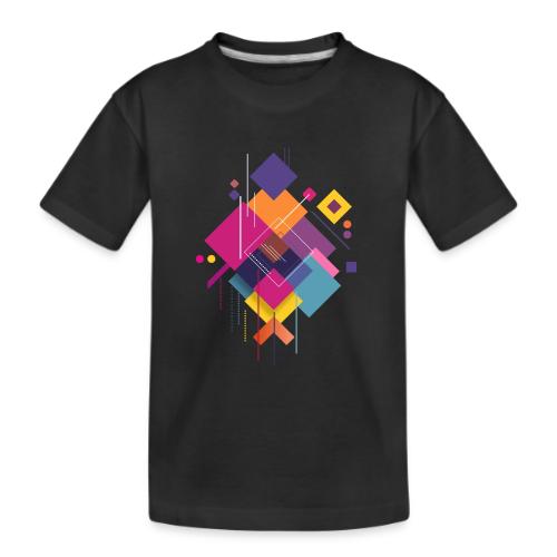 Vibrant Geometry - Kid's Premium Organic T-Shirt