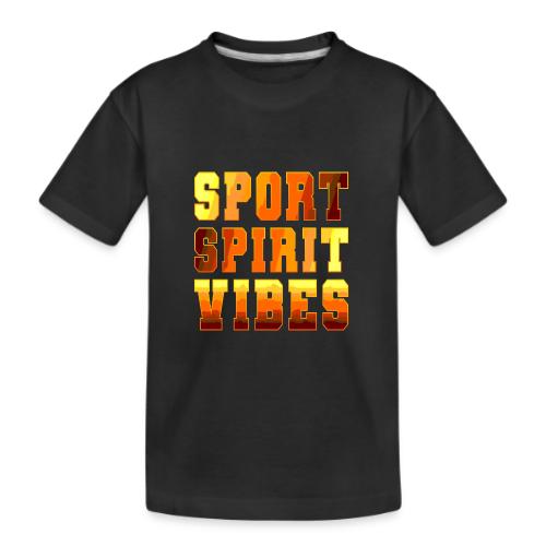 Sport Spirit Vibes Gradient - Kid's Premium Organic T-Shirt