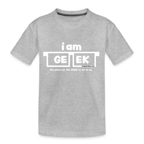 iamGEEK classic White - Kid's Premium Organic T-Shirt