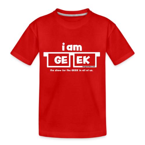 iamGEEK classic White - Kid's Premium Organic T-Shirt
