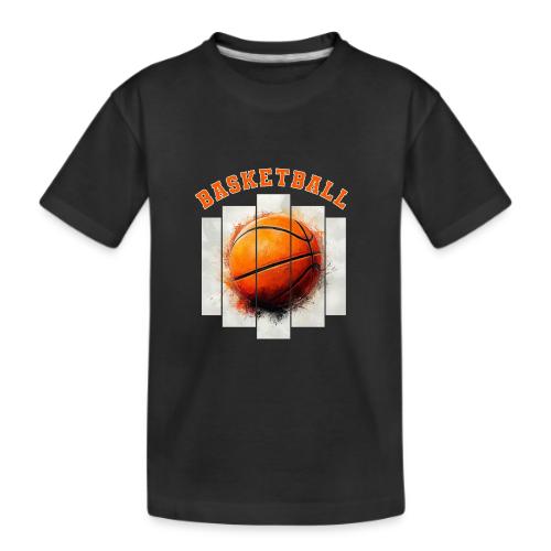 Basketball Element - Kid's Premium Organic T-Shirt