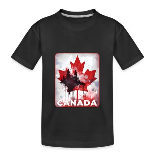 Canada's Maple Leaf Pride - Kid's Premium Organic T-Shirt