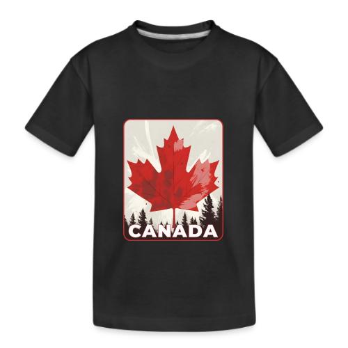 Echoes of Canada - Kid's Premium Organic T-Shirt