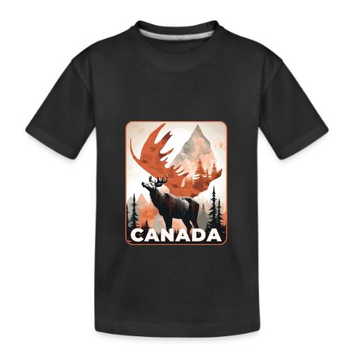 Canada Wild Spirit - Kid's Premium Organic T-Shirt
