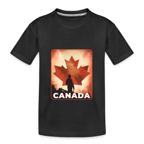 Canada Stands Tall - Kid's Premium Organic T-Shirt