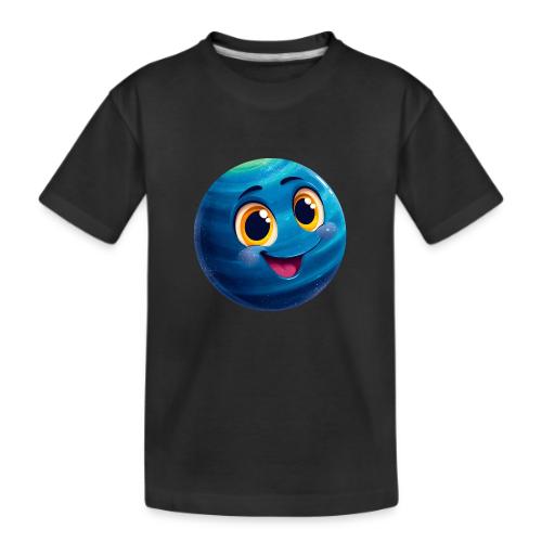 Smiling Blue Planet - Kid's Premium Organic T-Shirt