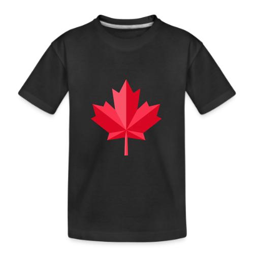 Canadian red maple leaf - Kid's Premium Organic T-Shirt
