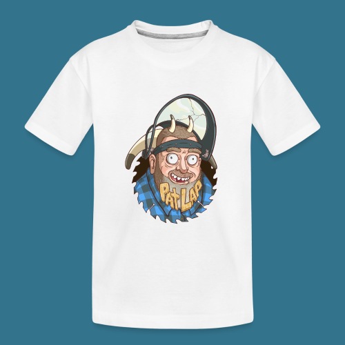 Pat Lap Crazy Eyes - Kid's Premium Organic T-Shirt