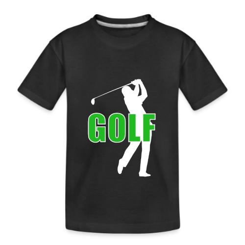Golf: Classic Golf Motion - Kid's Premium Organic T-Shirt
