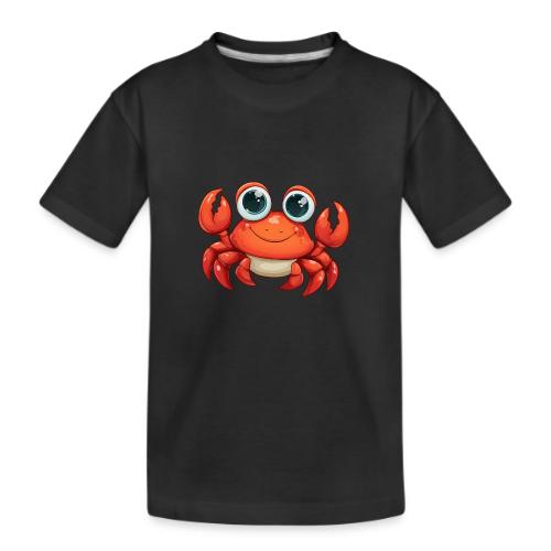 Cute Cartoon Baby Crab - Kid's Premium Organic T-Shirt