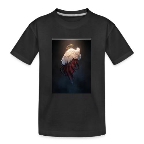 Angel vs Demon Wings Dark Aesthetic Gothic T-Shirt - Kid's Premium Organic T-Shirt