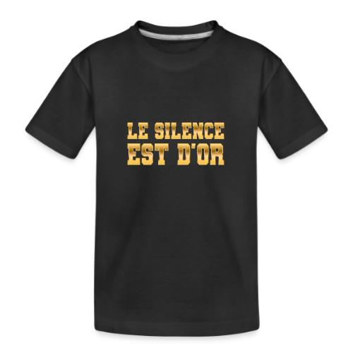 Le silence est d'or - Kid's Premium Organic T-Shirt