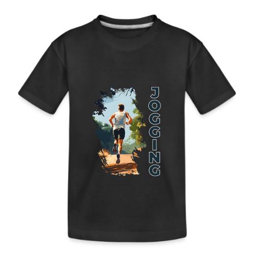 Jogging Vibes - Kid's Premium Organic T-Shirt