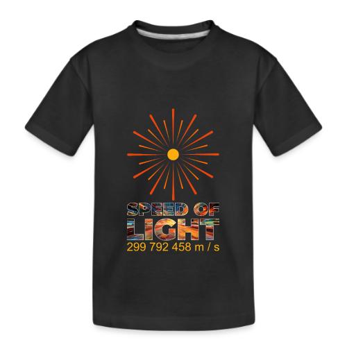 Speed of light - Kid's Premium Organic T-Shirt