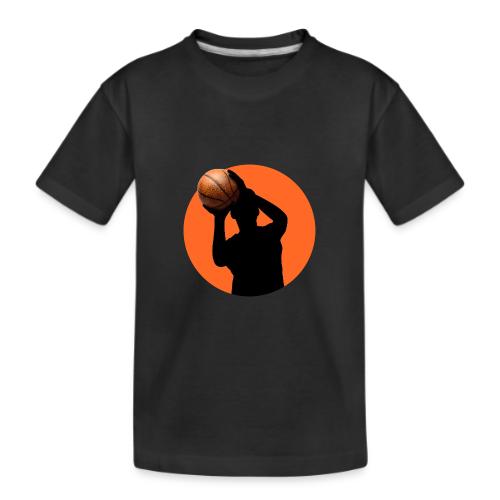 Basketball: Focused Precision - Kid's Premium Organic T-Shirt
