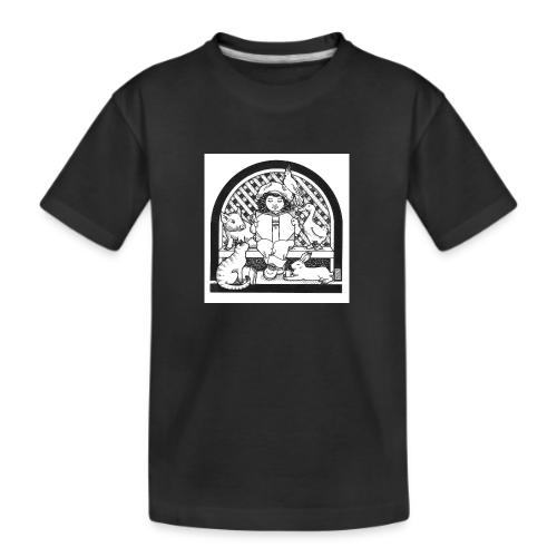 Reading to Animals - Kid's Premium Organic T-Shirt