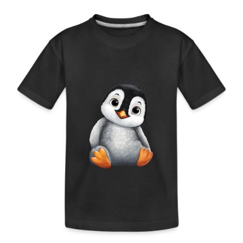 Innocent Penguin Sitting - Kid's Premium Organic T-Shirt