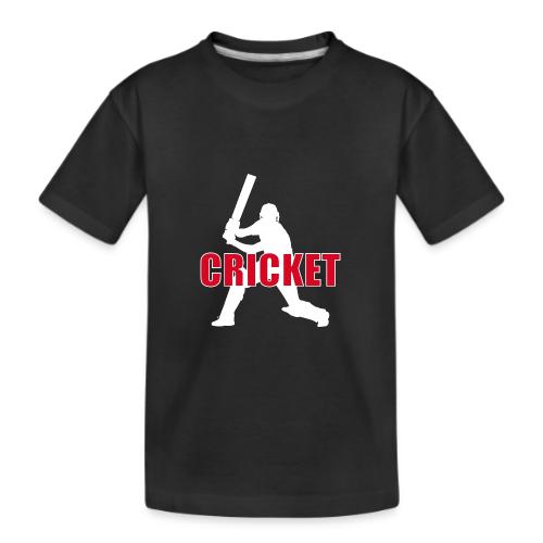 Power Play Cricket - Kid's Premium Organic T-Shirt