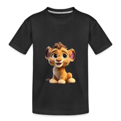 Sweet Lion Cub - Kid's Premium Organic T-Shirt