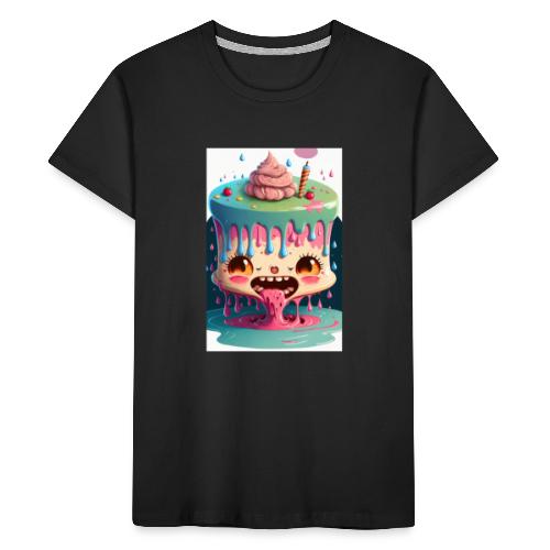 Cake Caricature - January 1st Dessert Psychedelia - Kid's Premium Organic T-Shirt