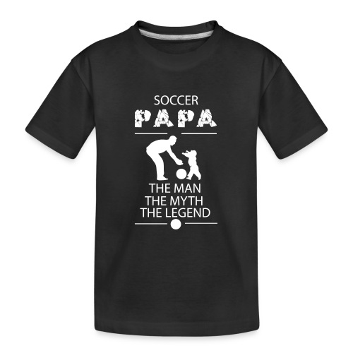 soccer papa tshirt - Kid's Premium Organic T-Shirt