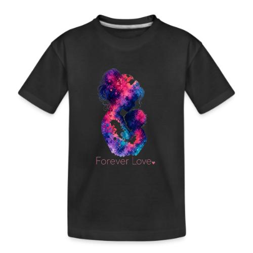 Forever Love-Vibrant Watercolor Mother-Child - Kid's Premium Organic T-Shirt
