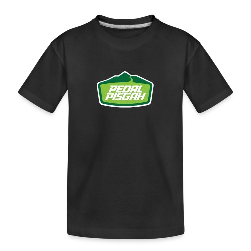 Mountain Trail Emblem Color - Kid's Premium Organic T-Shirt