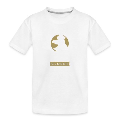 Futility Closet Logo - Reversed - Kid's Premium Organic T-Shirt