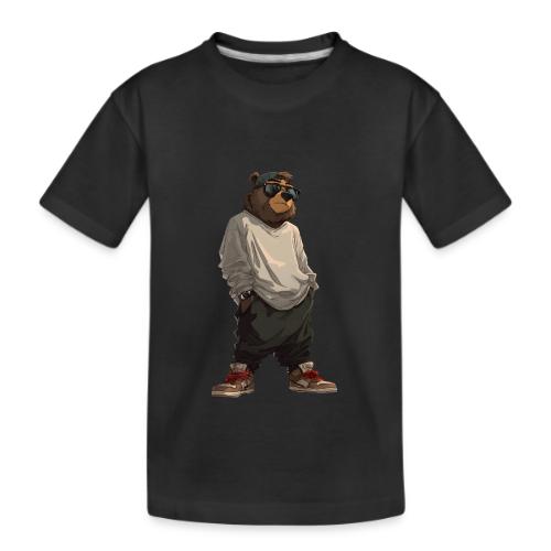 Urban Streetwear Bear Cool Apparel Design - Kid's Premium Organic T-Shirt