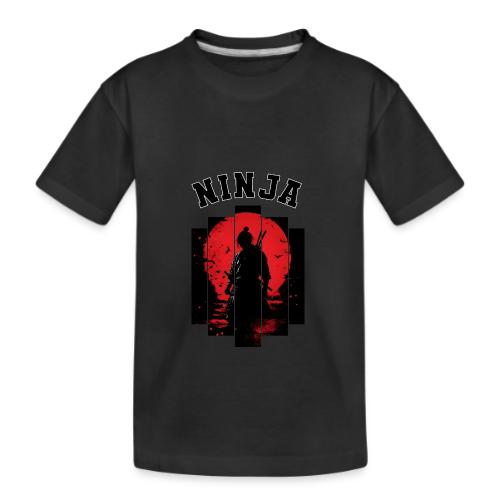 Ninja in the Shadows - Kid's Premium Organic T-Shirt