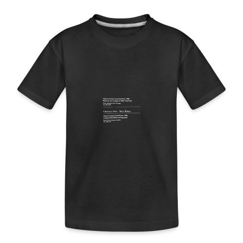 2 - Kid's Premium Organic T-Shirt
