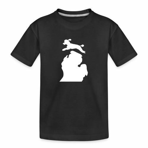 Bark Michigan poodle - Kid's Premium Organic T-Shirt