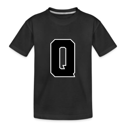Varsity Letter Q Collegiate Font Graphic - Kid's Premium Organic T-Shirt